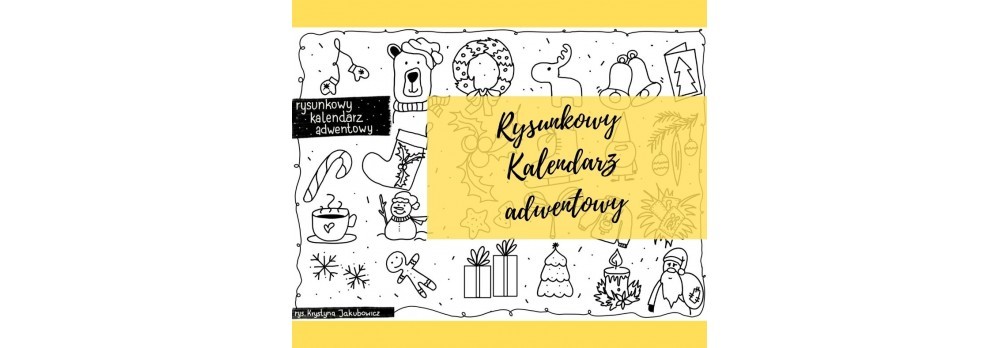 PREZENT Rysunkowy Kalendarz Adwentowy