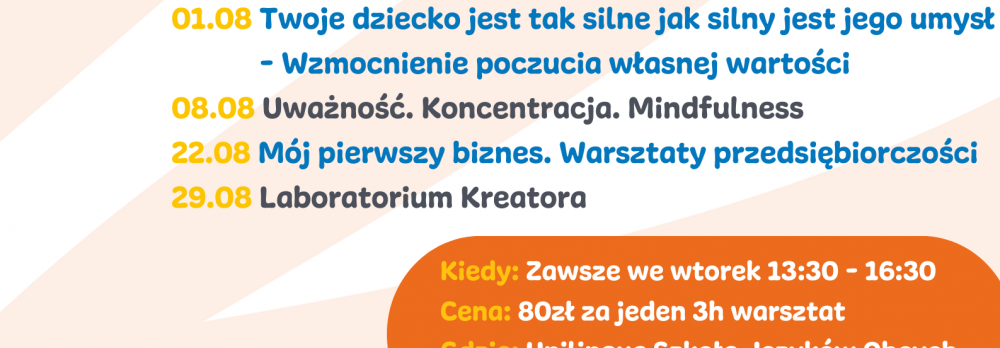 Wakacyjne warsztaty Soward Smart Kids 