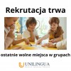 Wolne miejsca na zajeciach z jezyka angielskiego